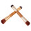 Cosmetics Double-Ended Blush Brush 2Pcs Gold 1
