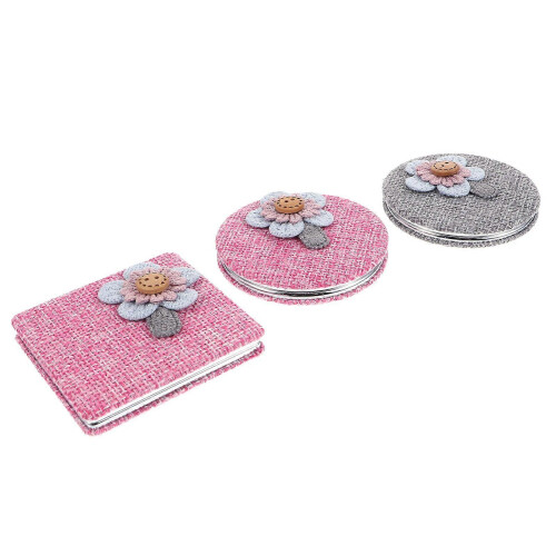 Chemical Makeup Mirror Foldable 3Pcs Practical Cosmetic Mirrors