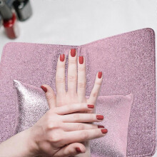 Faltbares PU-Nagelkissen, 2er-Set, für die Handauflage im Nagelstudio