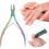 Cuticle Nipper Set – Stainless Steel Pusher, Cutter, Scissors & Scraper for Hands 1