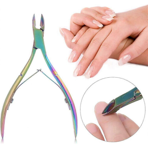 Cuticle Nipper Set – Stainless Steel Pusher, Cutter, Scissors & Scraper for Hands