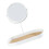 White ABS Glass Multifunctional Decorative Cosmetics Makeup Mirror 1