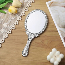Elegant Vintage Floral Handheld Mirror