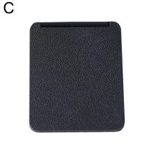 Miroir à lèvres double face compact, portable et haute définition, noir, 1 pièce, pour femmes