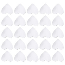 30Pcs DIY Heart Mirror Tiles for Makeup & Craft Decor