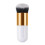 Gold & White Kabuki Brush 10cm Flat Cut – Black Handle, Flawless Finish 1
