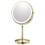 Gold Tri Light Luxora 8-Inch Makeup Mirror, USB Charging, 10x Magnification, Backlit Adjustable Light 1