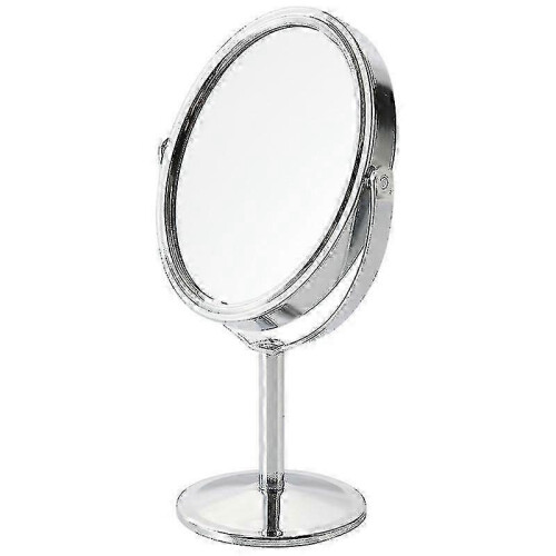 Large Double Sided 10x Magnifying Mirror, 360 Swivel Stand
