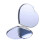 Silver Heart Compact Portable Makeup Mirror 1