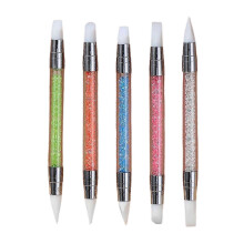 25Pcs Double-Ended Silicone Nail Art Pens, Professional Dotting & Painting Tool for Women DIY Manicure
