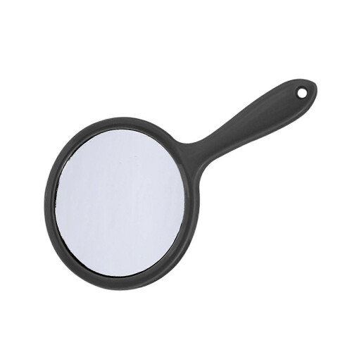 Black Transportable 2X Magnification Glass Dense Thin Plan for Home Professional Use