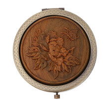 Compact Vintage Travel Cosmetic Mirror