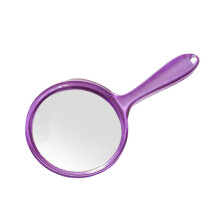 Lunettes de protection professionnelles violettes, grossissement 1x/2x, pour maquillage, soins personnels et voyages.