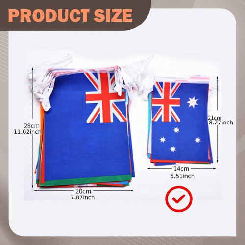 (14.5m) 48 countries Flag for World Cup 2026 International Flags String World Cup Banner 2