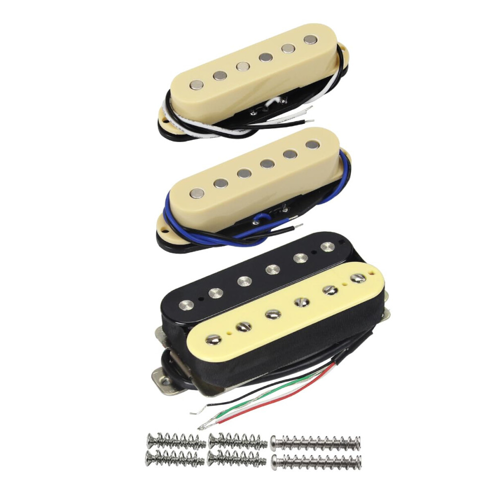 Fleor Alnico 5 Hss Single-Coil+Humbucker Pickup Neck+Middle+Bridge Pic