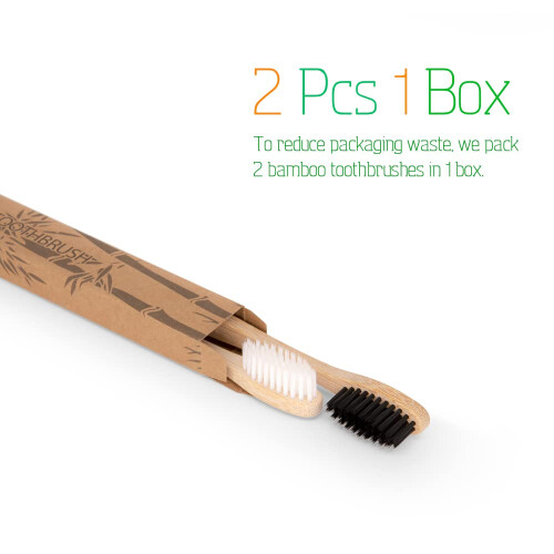 Virgin Forest Bamboo Toothbrush 8 Pack, Soft Bristles, Eco Friendly 2