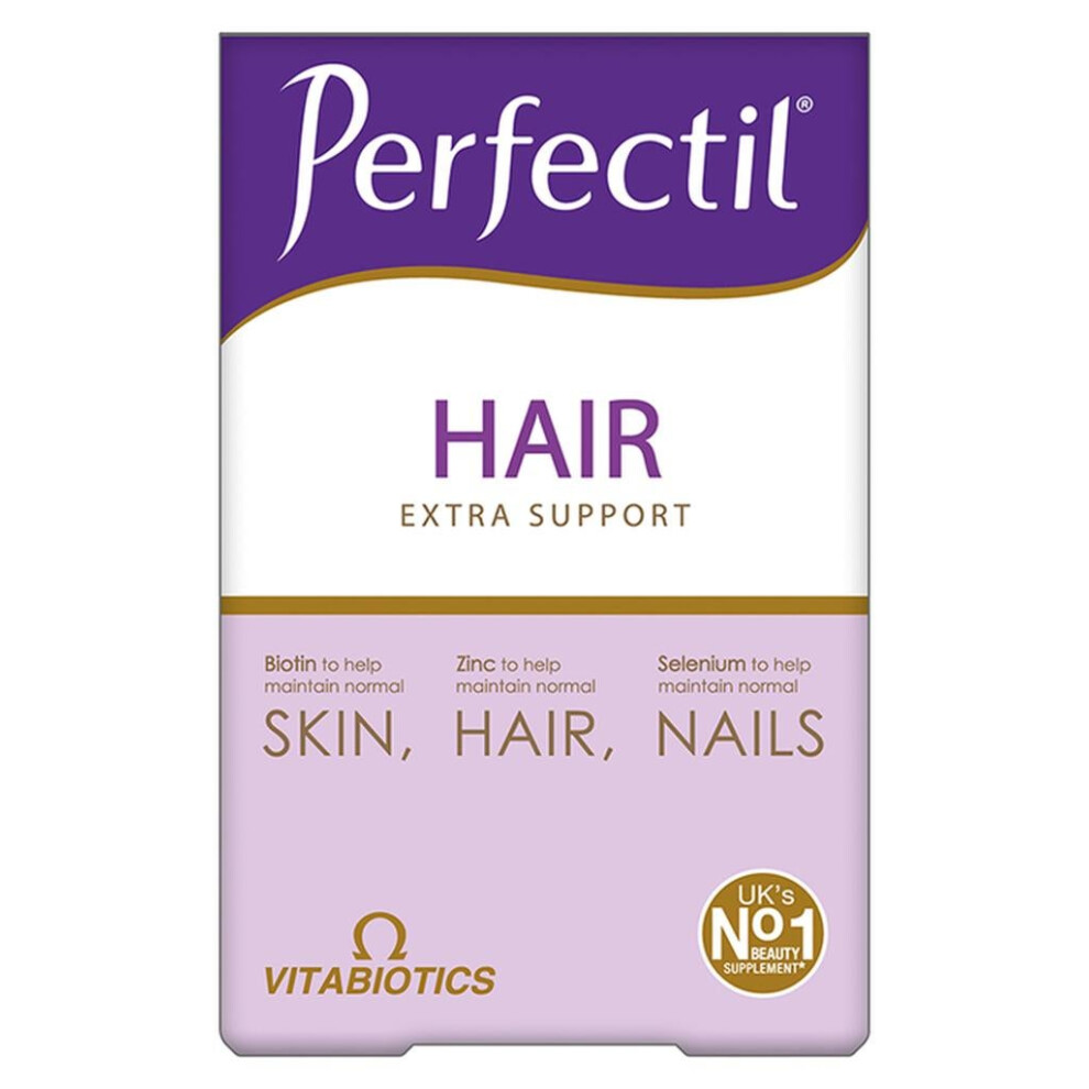 Vitabiotics Perfectil Plus Hair | Advanced Hair Nutrition & Hair Growth Support Supplement - 60 Tablets