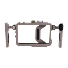 Dual-Hand Phone Cage Extension Frame Accessory Stabilizer Universal Vlog Phone Stand Vlogging Grey