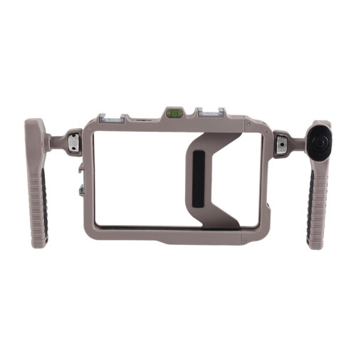 Dual-Hand  Phone Cage Extension Frame Accessory Stabilizer Universal Vlog Phone Stand Vlogging Grey