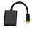 Dual Port Digital Optical Audio Splitter Adapter - Black (1pc) 2