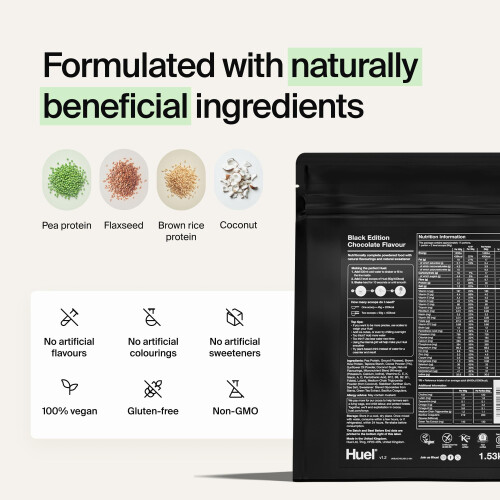 HUEL Huel Black Edition | 17 Meals 40g Protein | Chocolate 2