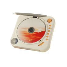 Lecteur CD Portable Hi-Fi, 5.0 Bidirectionnel, Rechargeable, Lecture de CD Sans Perte Via USB, Grand Écran