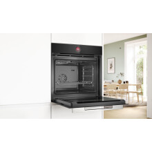 Series 8 HBG7741B1B BuiltIn Electric Self Cleaning Single Oven Black