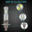 LED headlight bulbs H1 6000K for car fog light replacement 2-pack 3