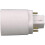 4-Pin Lamp Adapter Socket Converter - White Bulb Holder for Home Lighting (1pc) 4