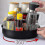 360 Rotating Tray for Kitchen Storage - Spice Jars & Snacks Holder 2