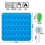 2pcs Silicone Gummy Skull Candy Molds with 1 Dropper - for Blue Candy 3