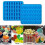2pcs Silicone Gummy Skull Candy Molds with 1 Dropper - for Blue Candy 5