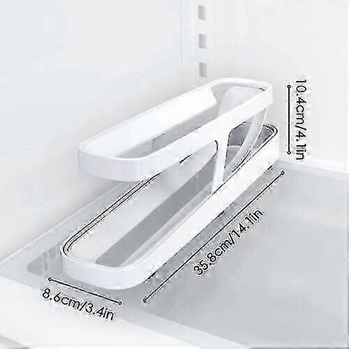 2-Tier Auto Rolling Egg Holder for Refrigerator - Ideal Egg Dispenser 2