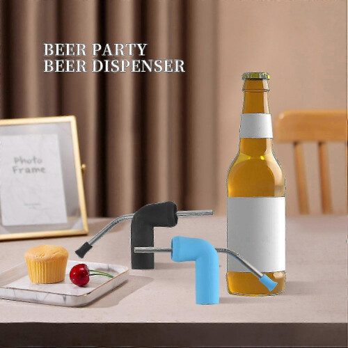 Set van 2 biersnorkels voor barentertainment - Dubbele drinksnorkels 2