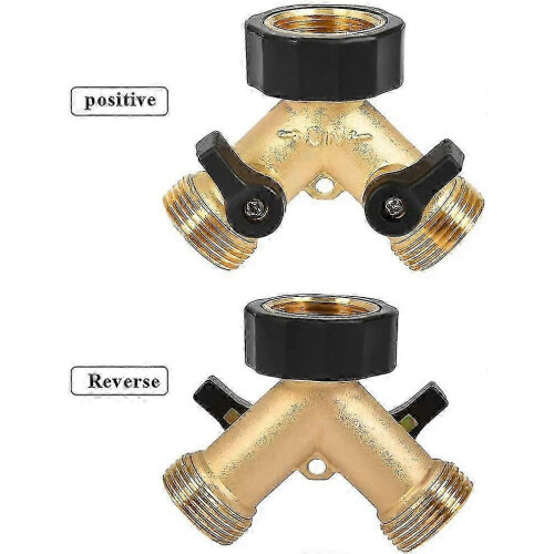 2-way Y-distributor for Washing Machine Watering Circuit Connection - Double Tap 1