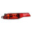Fog light reflector for Jeep Cherokee KL 2014-2018 left red 4