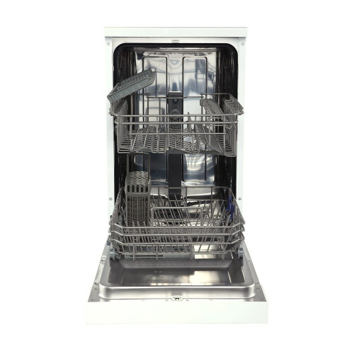 electriQ Freestanding Slimline Dishwasher - White 1