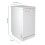 electriQ Freestanding Slimline Dishwasher - White 3
