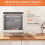 Karlxtom Table Top Dishwasher 6 Programs Mini Dishwasher with Touch Co 6