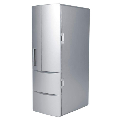 lyrlody Mini Portable Refrigerator, 0.475L USB-Powered Hot and Cold 2