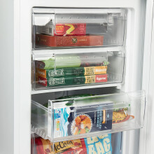 Haden White 55cm Under Counter Freezer 85L Capacity 4 Freezer Drawers Mech