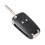 Étui pliable pour clé télécommande Opel 2 boutons Hu100 3
