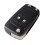 Étui pliable pour clé télécommande Opel 2 boutons Hu100 5