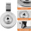 Stainless Steel Teapot Whistle - Boiling Kettle Warning Accessory (Silver, 1pc) 3