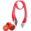 Stainless Steel Adjustable Strawberry Corer - Red Kitchen Tool (1pc) 5