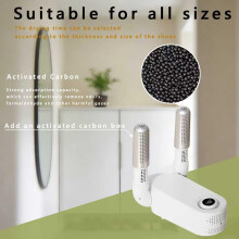Shoe Dryer, Glove Dryer Electric Intelligent Timer, Foldable Portable Design for Quick Drying, Helps Eliminate Odors & Prevents Bacteria in Football