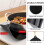Induction Hob Protector 3Pcs Silicone Induction Cooktop Mat 8.66x9.84 2