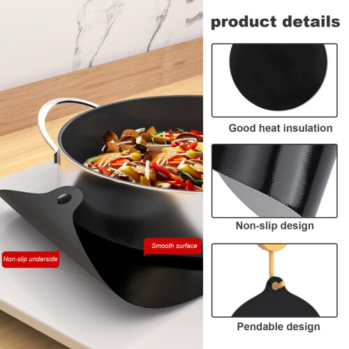 Induction Hob Protector 3Pcs Silicone Induction Cooktop Mat 8.66x9.84 1
