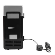 TIKATARER Desktop Fridge, Mini Single Tank Refrigerator Mini Fridge For Office Small Beverage Cooler USB Rechargeable Portable Low Decibel Energy Sav