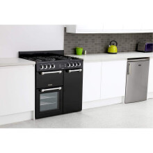 Leisure CK90F232 Black Freestanding 90 Centimeter Duel Fuel Range Cooker